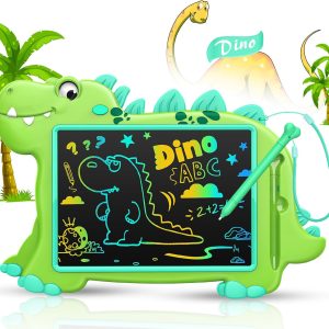 Lcd Drawing Writing Tablet,Cute Drawing Pad Doodle Board For Kids Toddler Toys For 2 3 4 5 6 7 8 Year Old Boys Girls,10In Dinosaur Drawing Board Airplane Car Travel Toys Gifts For Birthday Christmas