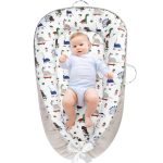 Urmywo Baby Lounger – Baby Lounger For Newborn, Breathable & Soft Baby Nest Cover Co Sleeper For Baby 0-24 Months, Babies Essentials Gifts, Portable Infant Lounger Baby Floor Seat For Home And Travel