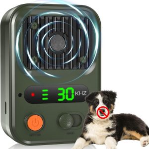 Anti Barking Devices, Auto Dog Bark Deterrent Devices With 3 Levels, Rechargeable Dog Silencer Sonic Barking Deterrent, Barking Box Barking Control Devices Indoor/Outdoor Safe For Dog & People