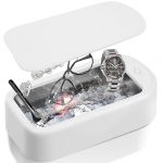 Ultrasonic Jewelry Cleaner, 22Oz Jewelry Cleaner Ultrasonic Machine With One-Touch Operation, Ultrasonic Cleaner For Eyeglasses, Rings, Necklaces, Dentures, And Makeup Brushes