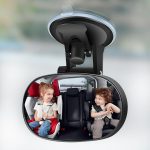 Venxykod Car Mirror For Baby Suction Cup Car Rear Seat View Mirror Universal Safety Car Adjustable Baby Rearview Mirror