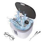 Ultrasonic Jewelry Cleaner, 25.4 Oz(750Ml) Ultrasonic Cleaner Machine With Digital Timer And 304 Stainless Steel Tank, Sonic Cleaner For Eyeglasses, Rings, Necklaces, Watch