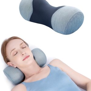 Bespilow Say Goodbye To Neck Pain Small Neck Support Pillow,Cervical Neck Roll Memory Foam Pillow,Cervical Traction Device,Neck Pillows For Tension Muscle ,Neck & Shoulder Pain Relaxer