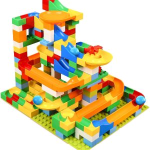 Temi 248 Pieces Marble Run Building Block Set For Kids