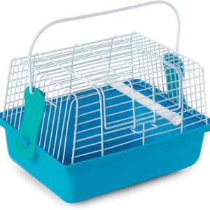 Prevue Pet Products Travel Cage For Birds And Small Animals, Blue (Sp1304Blue), 9.0″ L X 5.6″ W X 6.1″ H