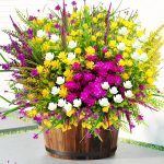 Tstweto 20 Pcs Artificial Flowers For Outdoors, Artificial Plants Outdoor Flowers Uv Resistant, Outdoor Plants Plastic Faux Flowers For Porch Window Box Garden (Mixed Color)