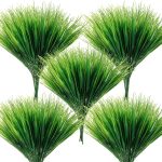 Ageomet 14Pcs Grass Plant, Artificial Outdoor Plants Uv Resistant, Wheat Bushes Plastic Artificial Shrubs, Faux Greenery For House Garden Patio Front Porch Indoor Decor