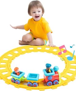 Baby Toys Train Set, Musical Electric Train Toys, Toddler Electric Train Set, Musical Train Toys with Tracks