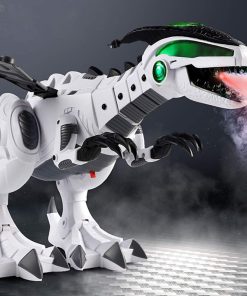 Dinosaur Toys for Kids, Electric Walking Dinosaur Robot with Fire Breathing & Mist Spray and Roar Sounds, Mist Spraying Robot Dragon Toy