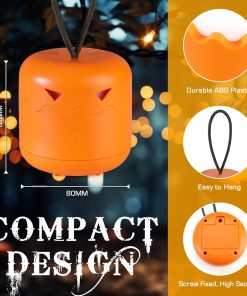 Halloween Pumpkin Lantern, Collapsible Jack O Lantern Pumpkins, Halloween Party Favors, Light up Pumpkin Outdoor