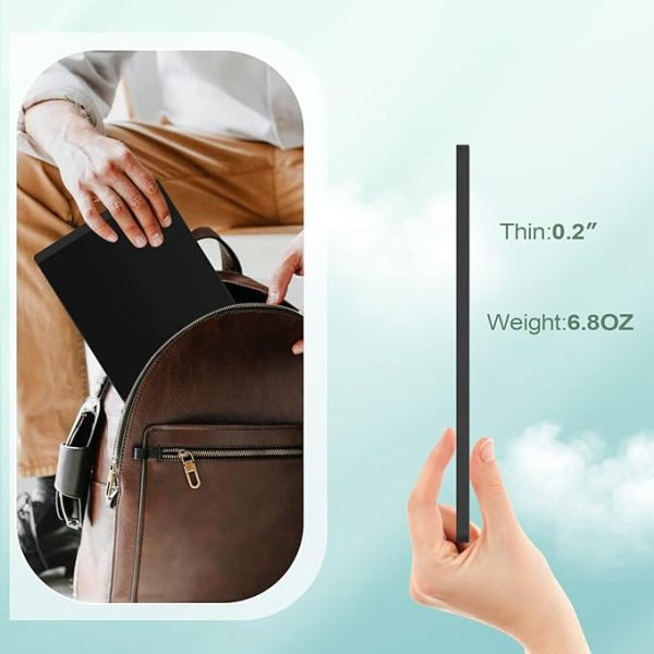 LCD Writing Tablet for Adults, 9.5″ LCD Writing Tablet, Double-Sided Full Screen, Erasable Digital Notepad