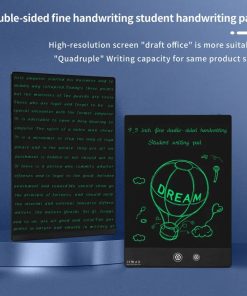 LCD Writing Tablet for Adults, 9.5″ LCD Writing Tablet, Double-Sided Full Screen, Erasable Digital Notepad