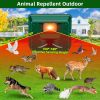 Outdoor Ultrasonic Animal Repeller with Motion Sensor, Adjustable Volume, Waterproof, Extension Cord, Powerful Repel