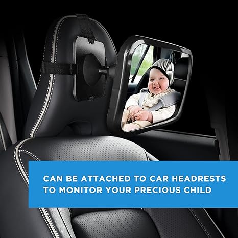 Rear Facing Car Seat Mirror Safety For Infant Newborn, Baby Mirror With Wide Rearview