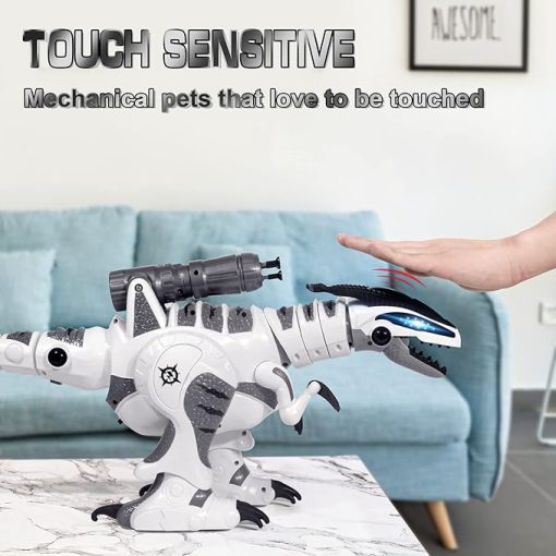 Remote Control Dinosaur Robot, Interactive Electronic Pet, RC T-Rex Toy, RC Robot Dinosaur Intelligent Interactive Smart Toy