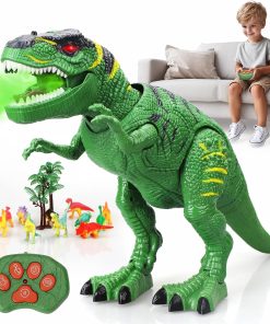 Remote Control Dinosaur Toys, Light Up & Realistic Roaring Sound, T Rex Dinosaur Toys, Electronic Walking Dinosaur Toys, Dinosaur Robot Toy