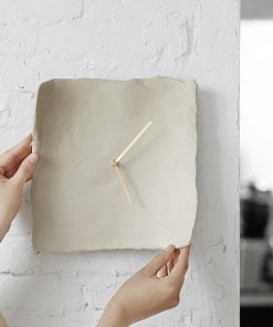 Resin White Clock