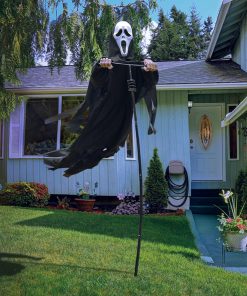 Scarecrow Screaming Ghost Halloween Scary Ghost of Death Ghost Flying Halloween Decoration for Outdoor Garden