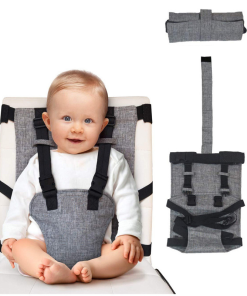 Travel High Chair for Babies, Portable High Chair for Baby, Travel High Chair for Toddlers with Adjustable Straps