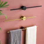 Modern Metal Towel Bar