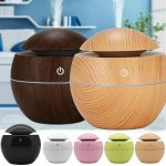 300ml Essential Oil Aroma Diffuser with Dark and Light Wood Grain