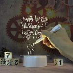 Led Acrylic Dry Erase Message Board