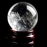 Natural White Crystal Ball