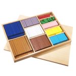 Montessori Math Wooden Colorful Blocks Toy