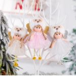 3Pcs Angel Doll Christmas Ornaments Tree Decor