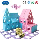 103 Pcs Magnetic Tiles Building Blocks Toys