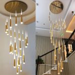 Stair Hallway Led Nordic Chandelier On