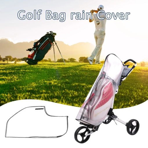 Housse de Pluie pour Sac de Golf avec Fermeture Éclair, Protection Anti-Statique et Étanche