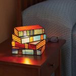 Stacked Books Desk Lamp