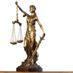 European Antique Justice Sculpture