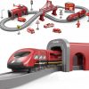 Train Sets for Boys & Girls, Battery Operated Train Set with Tracks Magnetic Connection, Train Set for Toddler