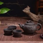 Cast Iron Teapot Infuser Set