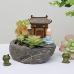 Monk Zen Garden Flower Pot