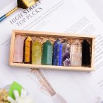 Natural Crystal Healing Pointers Set