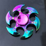 Rainbow Metal Finger Spinner Toy