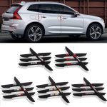 Car Door Anti Collision Bumper Strip Guards Side Protector Sticker (4Pcs)