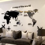 World Map Wall Decals