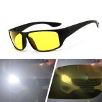 2Pcs Night Vision Driver Cycling Uv Protection Polarized Goggles Sun Glasses