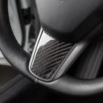 Carbon Fiber Steering Wheel Cover For Tesla Model 3 Y