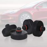 4Pcs Rubber Lifting Jack Pad With Storage Case For Tesla Model 3 S X